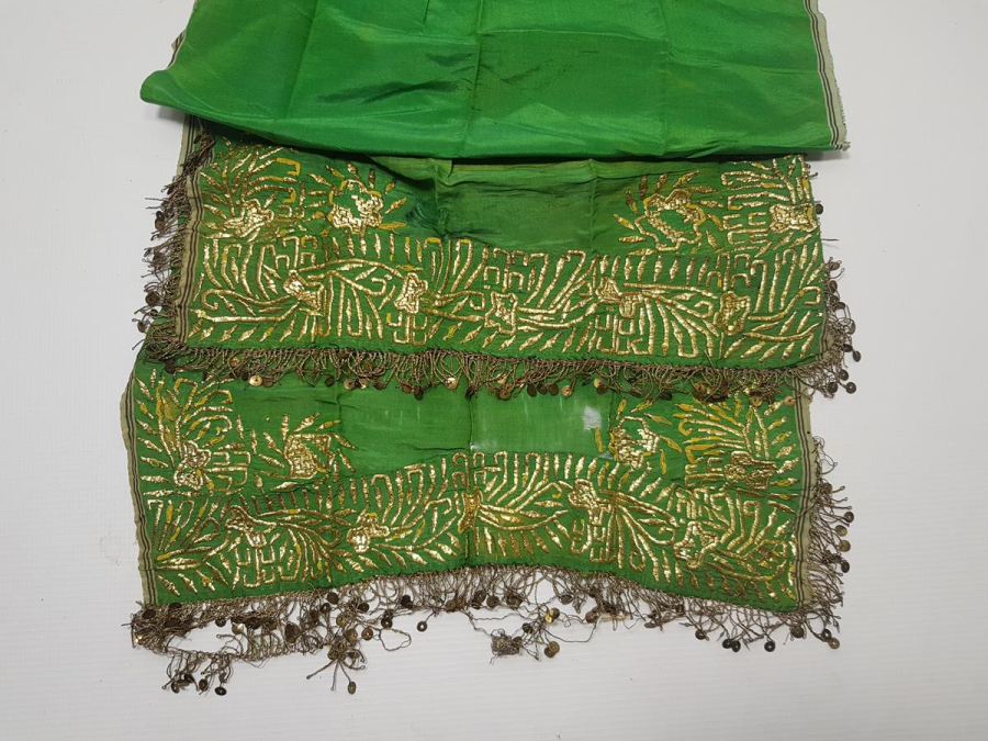 OSMANLI DÖNEMİ ALTIN SIRMA İŞLEMELİ UÇKUR