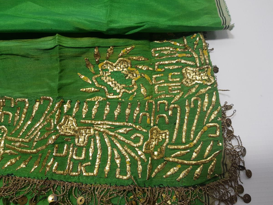 OSMANLI DÖNEMİ ALTIN SIRMA İŞLEMELİ UÇKUR