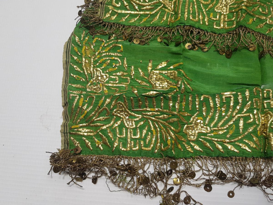 OSMANLI DÖNEMİ ALTIN SIRMA İŞLEMELİ UÇKUR