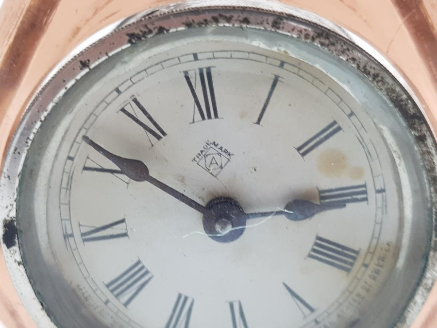 OSMANLI DÖNEMİ ÇOK FARKLI FORMDA ANSONIA MASA SAATİ