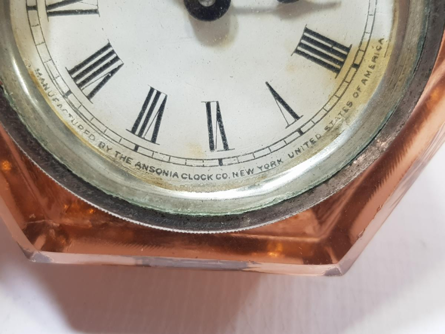 OSMANLI DÖNEMİ ÇOK FARKLI FORMDA ANSONIA MASA SAATİ