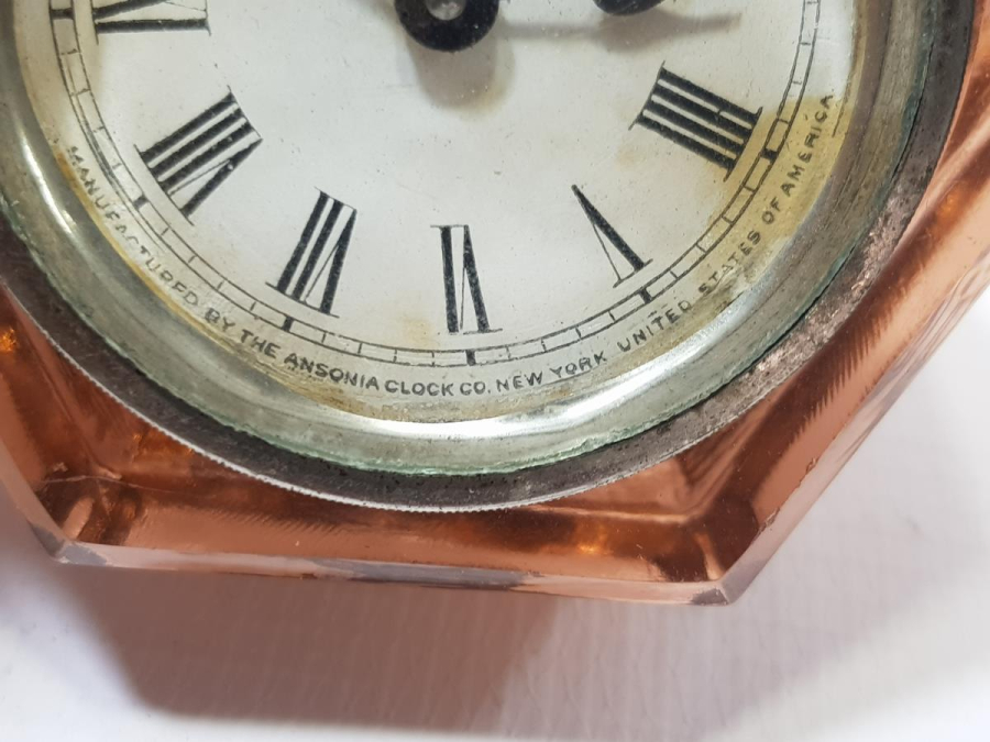 OSMANLI DÖNEMİ ÇOK FARKLI FORMDA ANSONIA MASA SAATİ