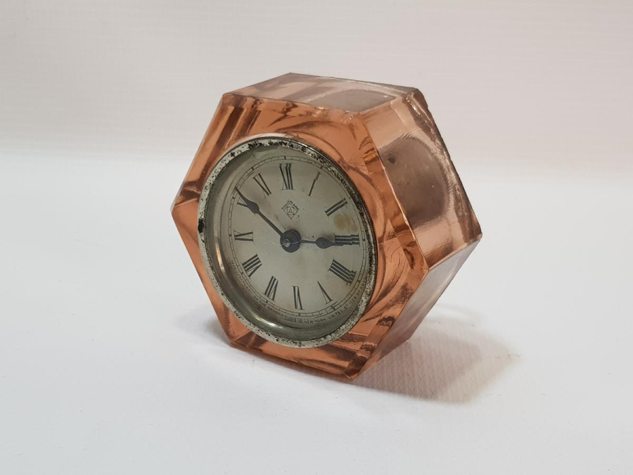 OSMANLI DÖNEMİ ÇOK FARKLI FORMDA ANSONIA MASA SAATİ