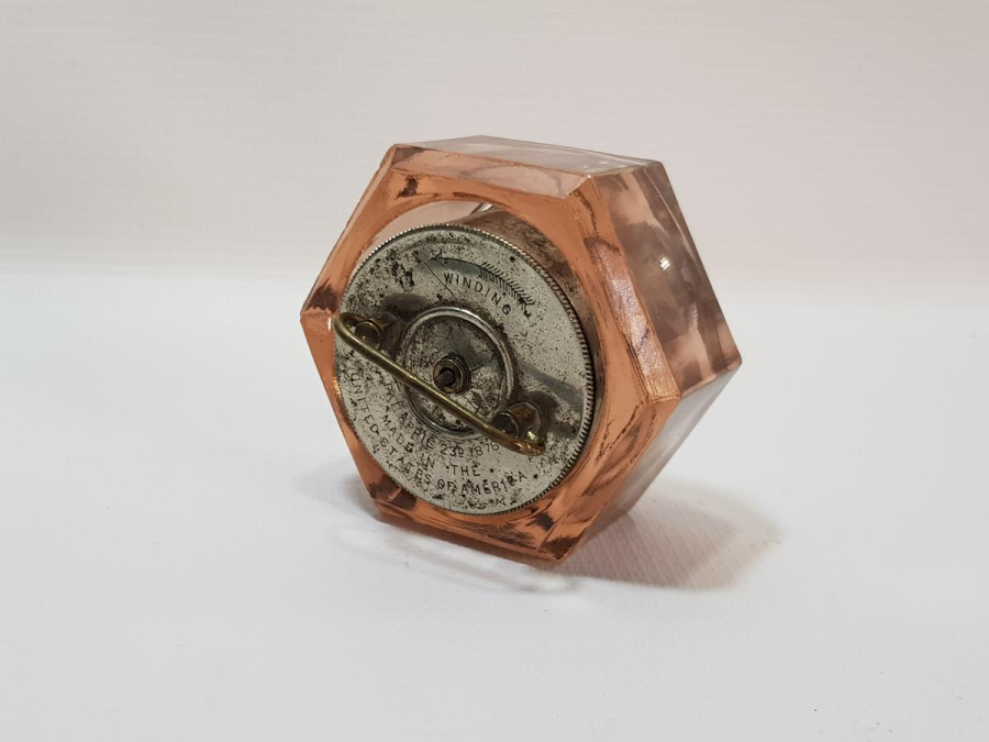 OSMANLI DÖNEMİ ÇOK FARKLI FORMDA ANSONIA MASA SAATİ