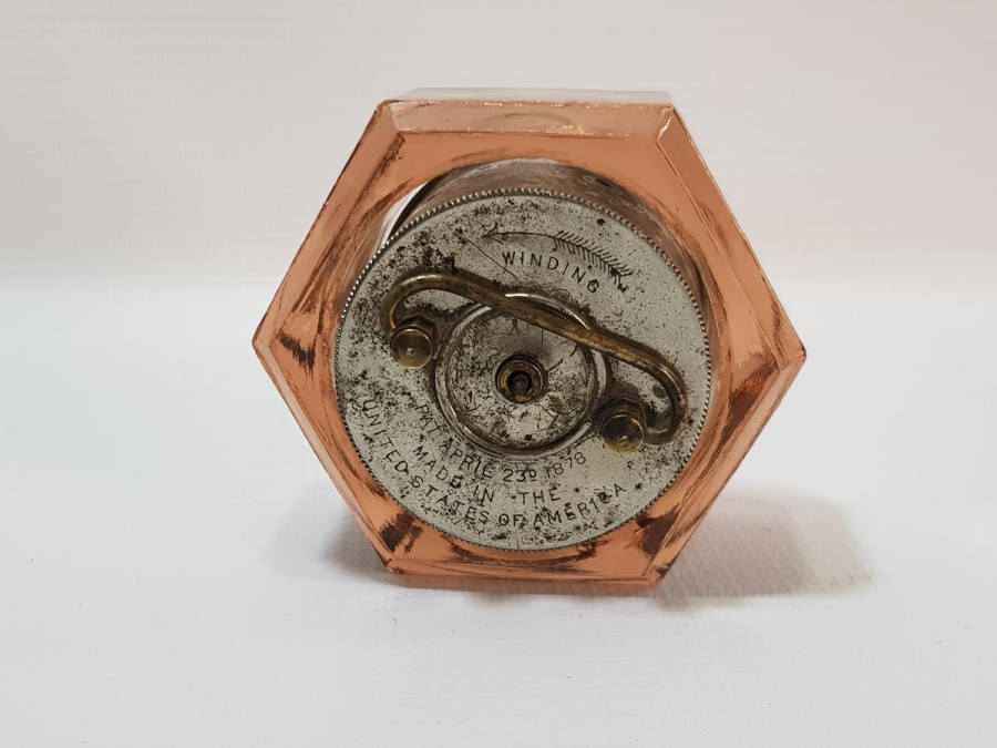 OSMANLI DÖNEMİ ÇOK FARKLI FORMDA ANSONIA MASA SAATİ