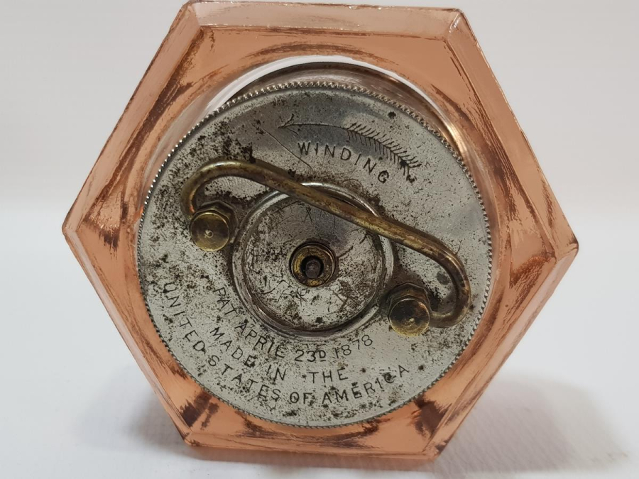 OSMANLI DÖNEMİ ÇOK FARKLI FORMDA ANSONIA MASA SAATİ