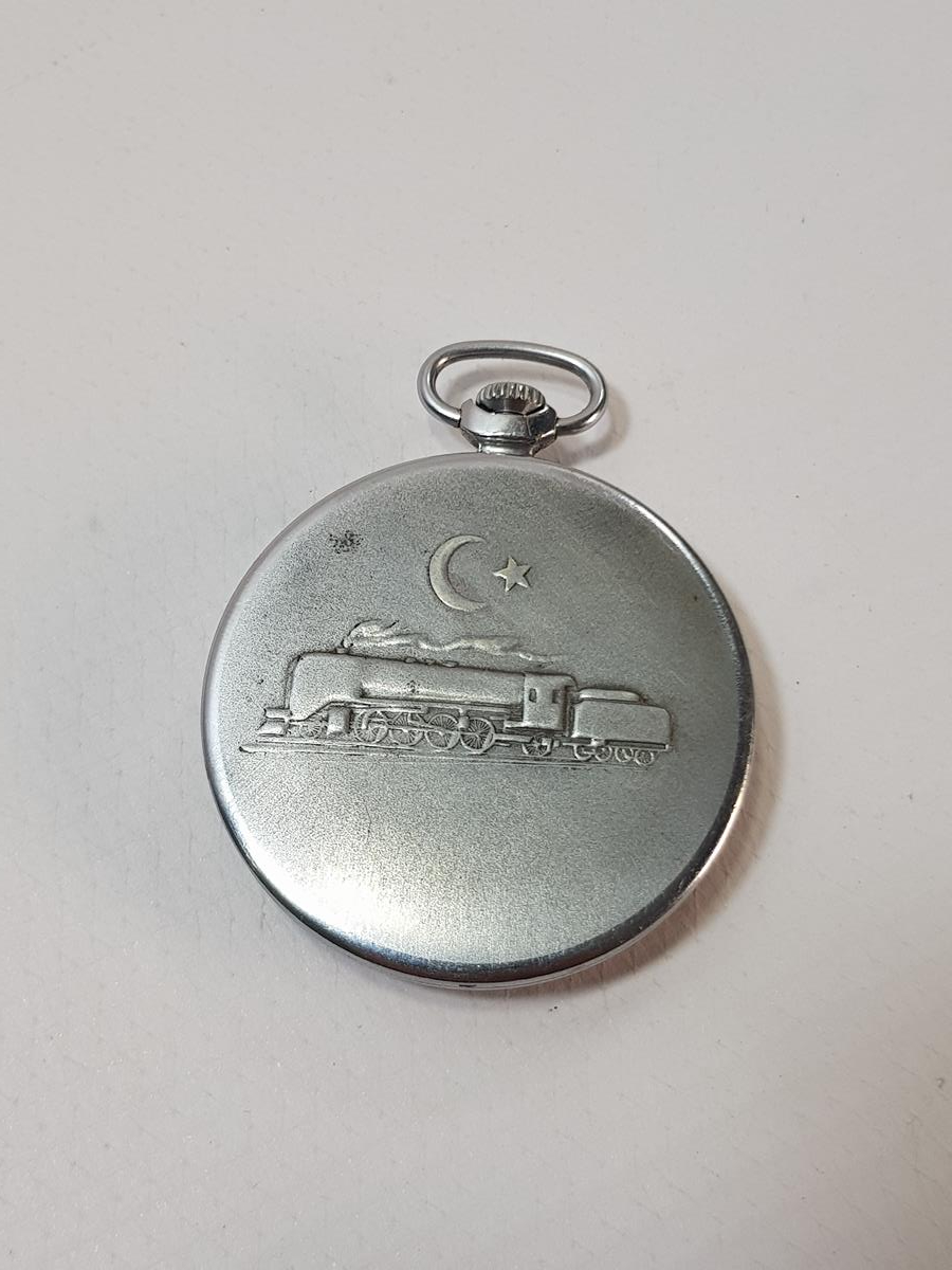 SERKİSOF DEMİRYOLLARI TRENLİ CEP SAATİ