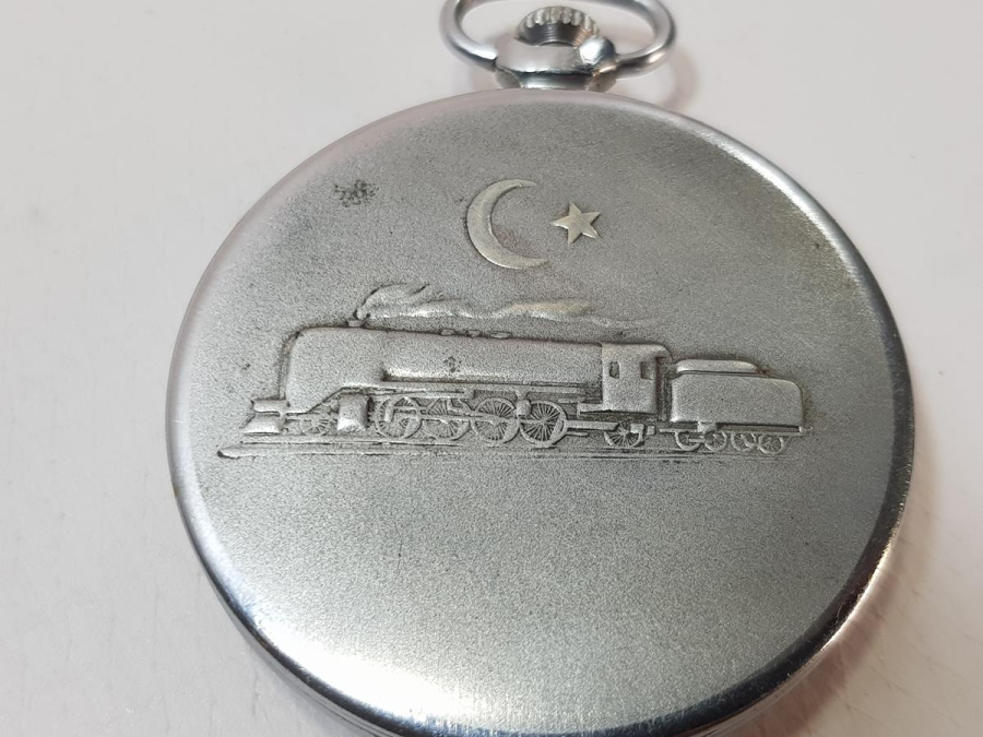 SERKİSOF DEMİRYOLLARI TRENLİ CEP SAATİ