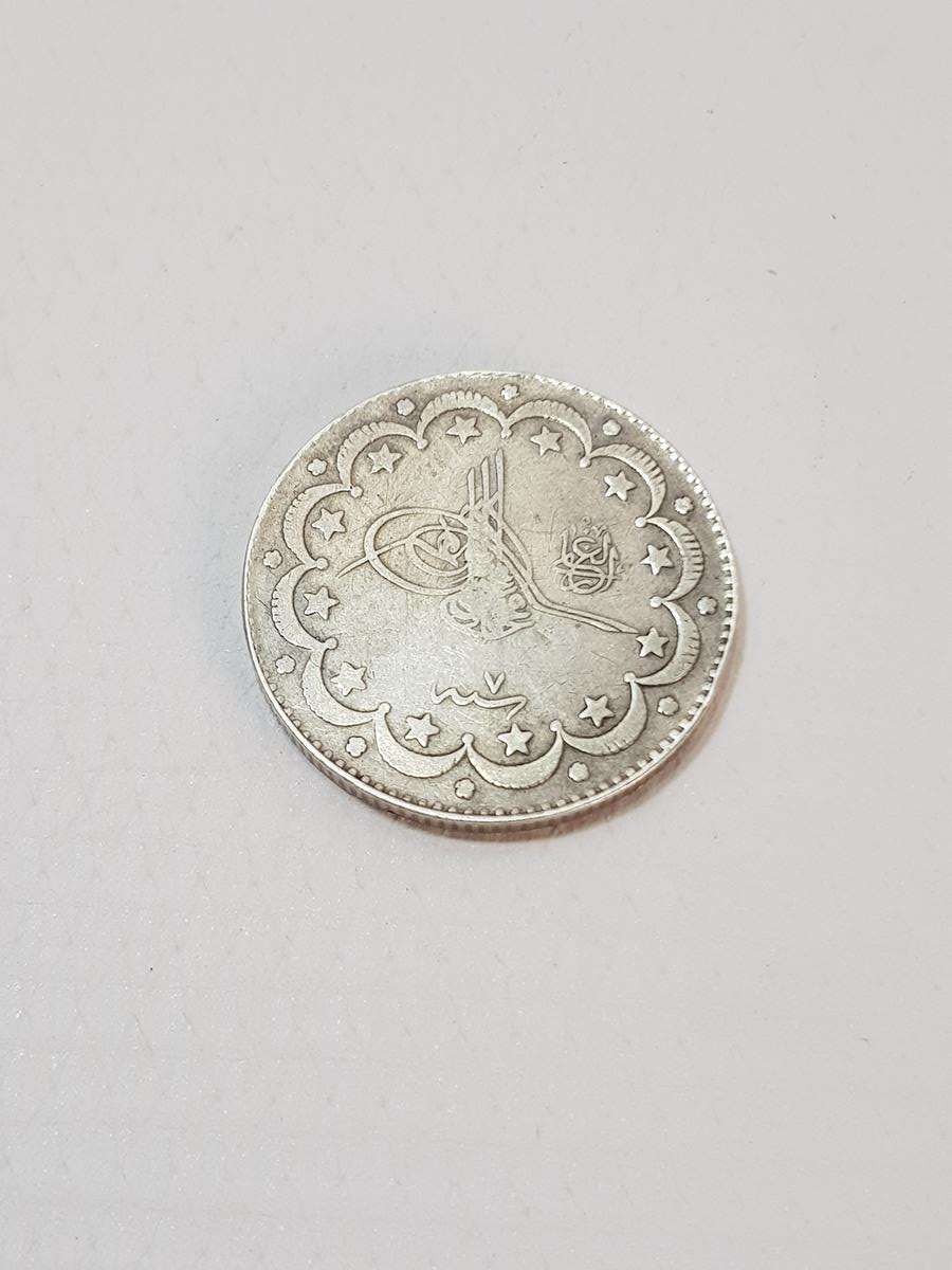 SULTAN MEHMET REŞAD DÖNEMİ GÜMÜŞ 10 KURUŞ MECİDİYE PARA