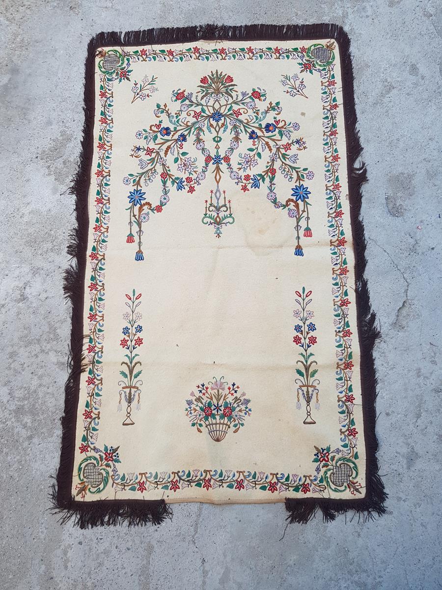 OSMANLI DÖNEMİ TEKKE İŞİ SECCADE