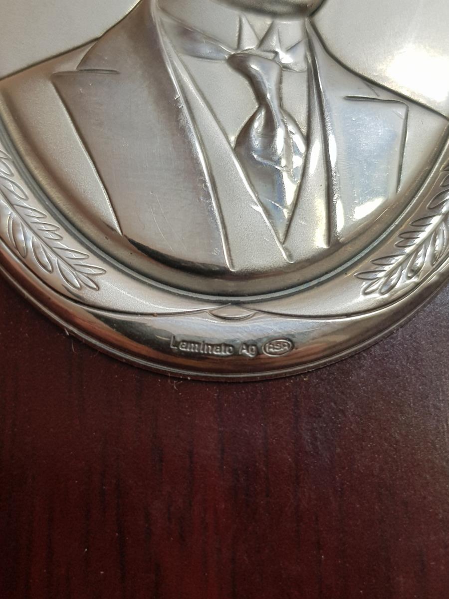 SERTİFİKALI GÜMÜŞ ATATÜRK PANOSU