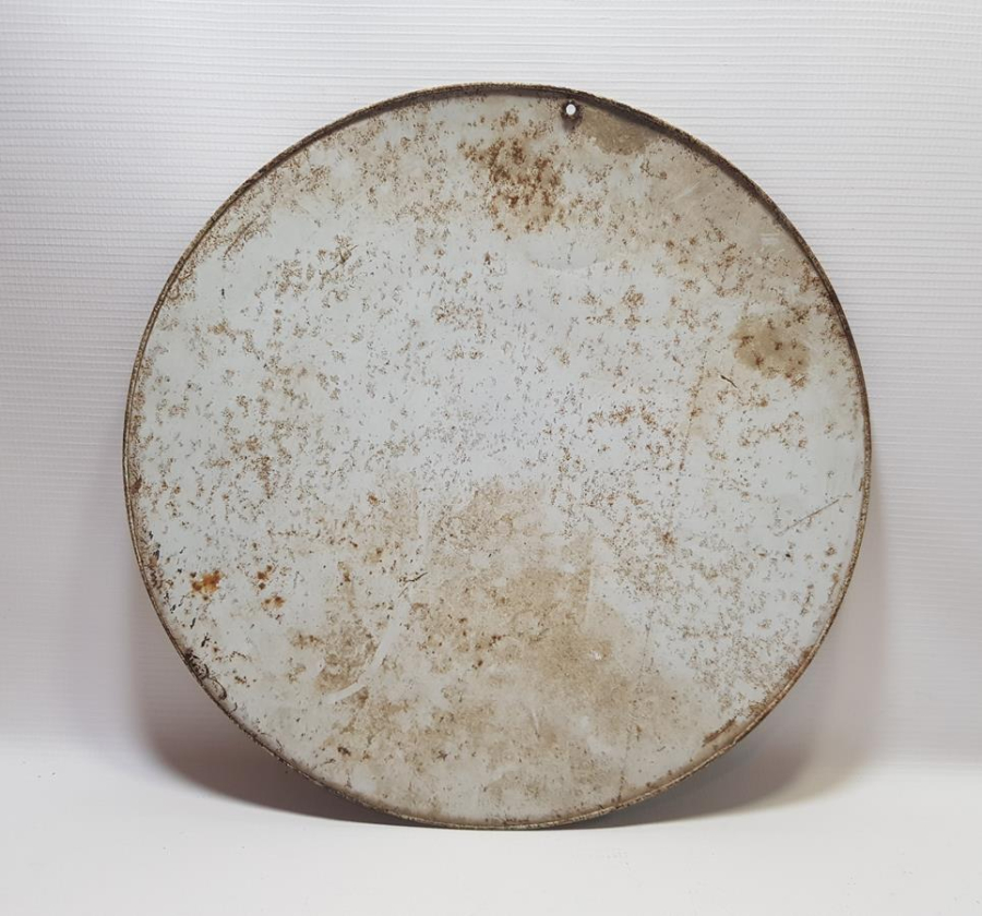 1974 ÖNCESİ TÜRK ADASI KIBRIS HARİTALI VE BÜLENT ECEVİT RESİMLİ TENEKE LEVHA