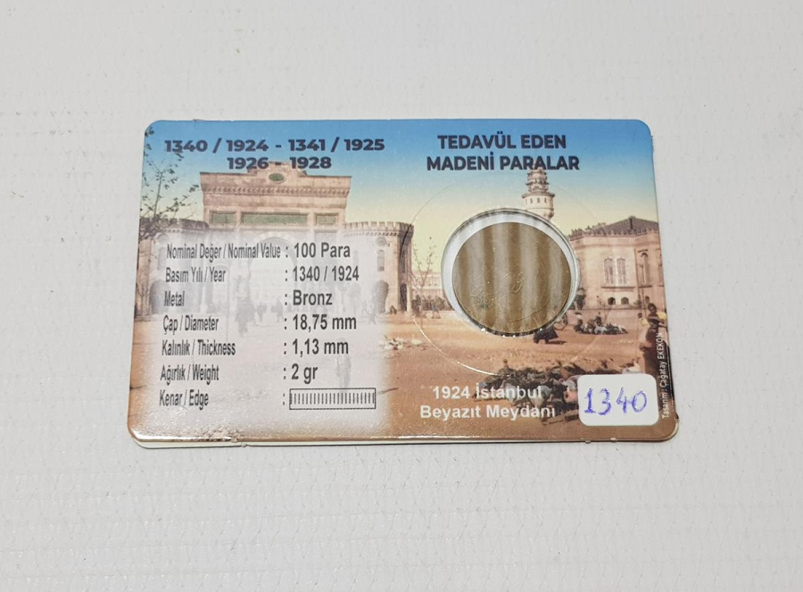 CUMHURİYET TARİHİNİN OSMANLICA YAZILI İLK 100 PARASI