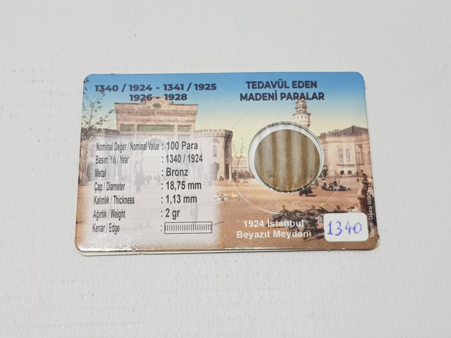 CUMHURİYET TARİHİNİN OSMANLICA YAZILI İLK 100 PARASI