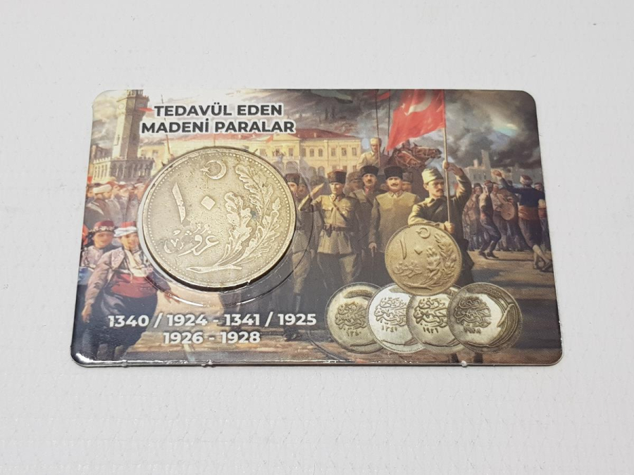 OSMANLICA YAZILI TÜRKİYE CUMHURİYETİ'NİN İLK 10 KURUŞU