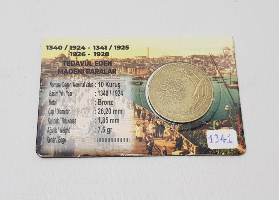 OSMANLICA YAZILI TÜRKİYE CUMHURİYETİ'NİN İLK 10 KURUŞU