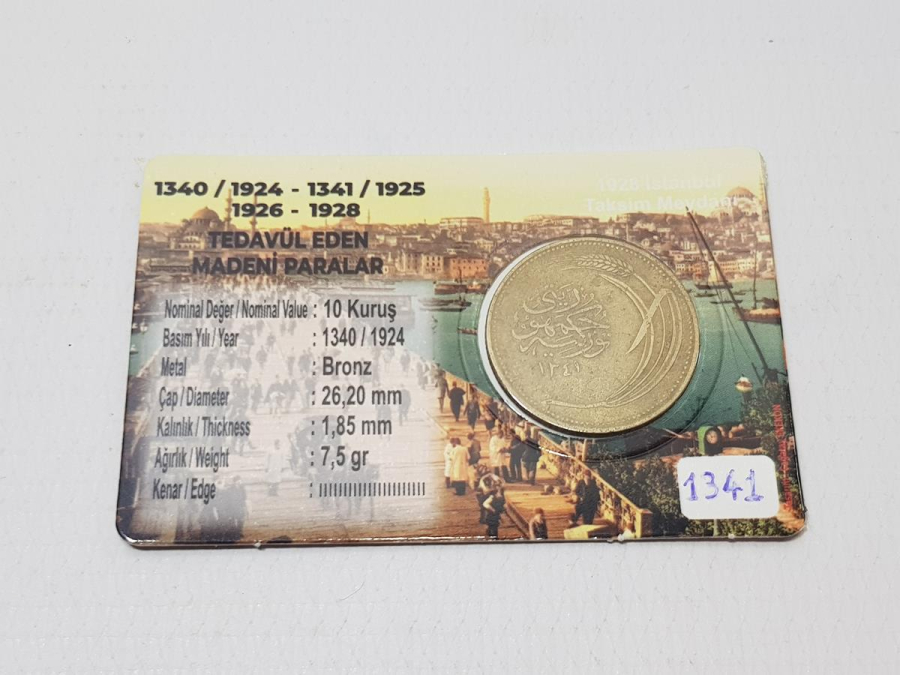 OSMANLICA YAZILI TÜRKİYE CUMHURİYETİ'NİN İLK 10 KURUŞU
