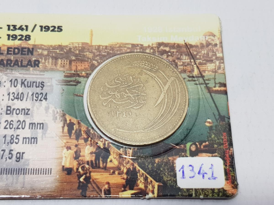 OSMANLICA YAZILI TÜRKİYE CUMHURİYETİ'NİN İLK 10 KURUŞU