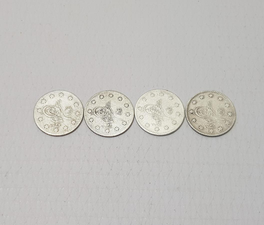 SULTAN ABDÜLHAMİD DÖNEMİ GÜMÜŞ 1 KURUŞ LOTU
