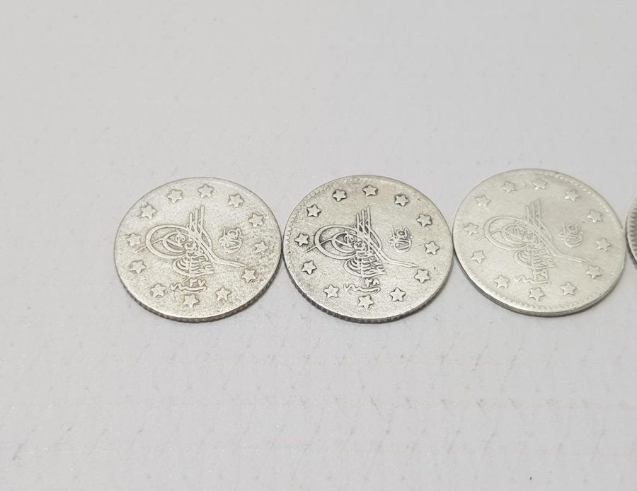 SULTAN ABDÜLHAMİD DÖNEMİ GÜMÜŞ 1 KURUŞ LOTU