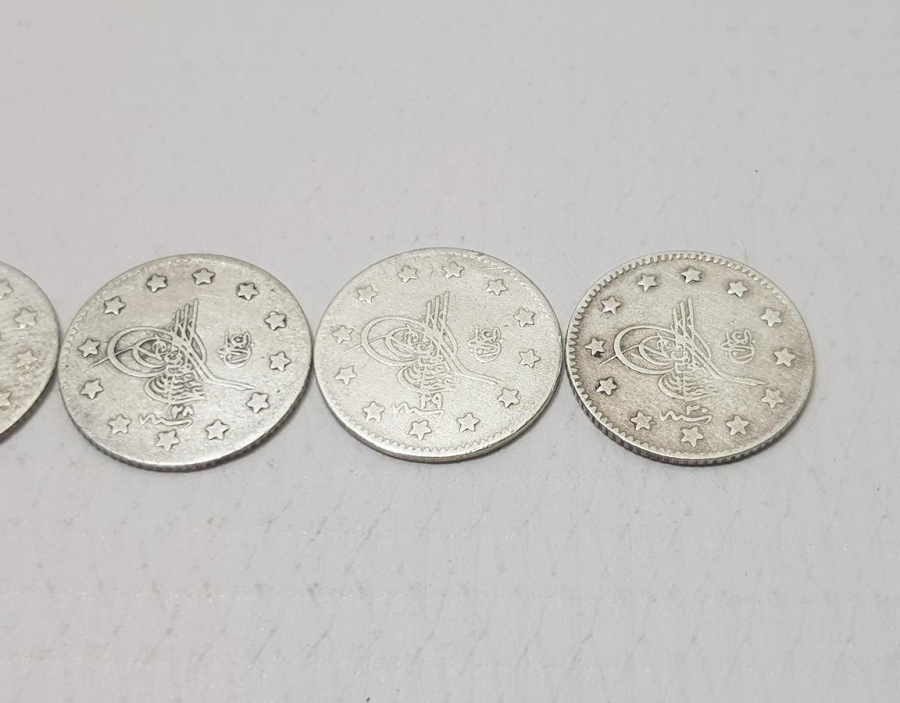 SULTAN ABDÜLHAMİD DÖNEMİ GÜMÜŞ 1 KURUŞ LOTU
