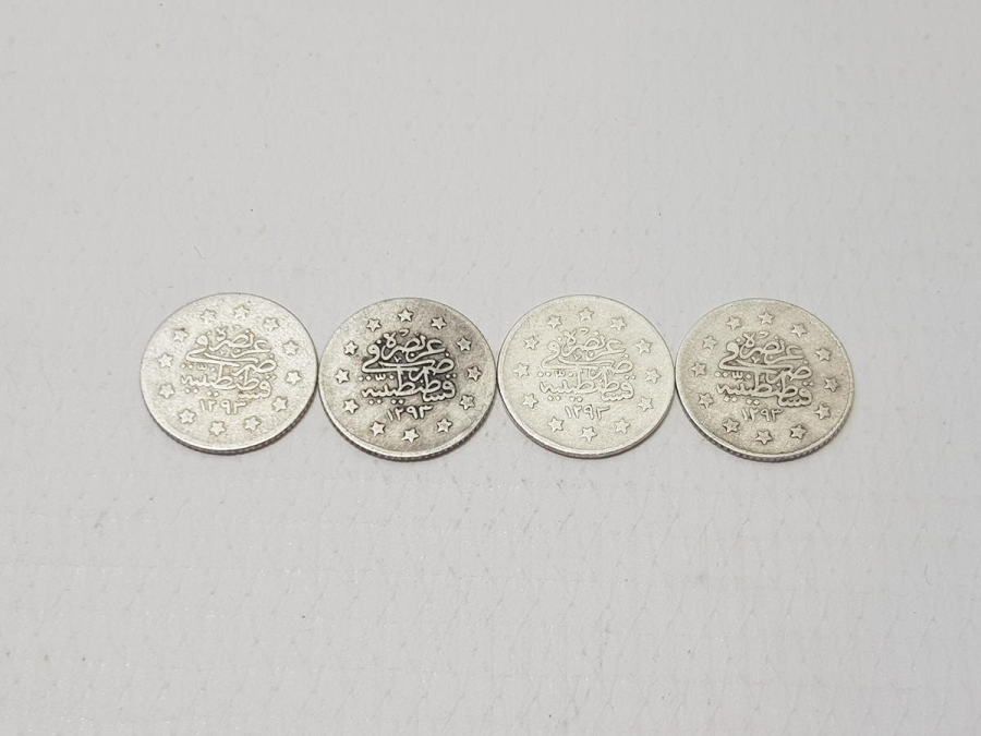 SULTAN ABDÜLHAMİD DÖNEMİ GÜMÜŞ 1 KURUŞ LOTU