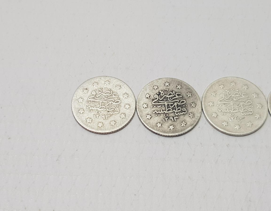 SULTAN ABDÜLHAMİD DÖNEMİ GÜMÜŞ 1 KURUŞ LOTU