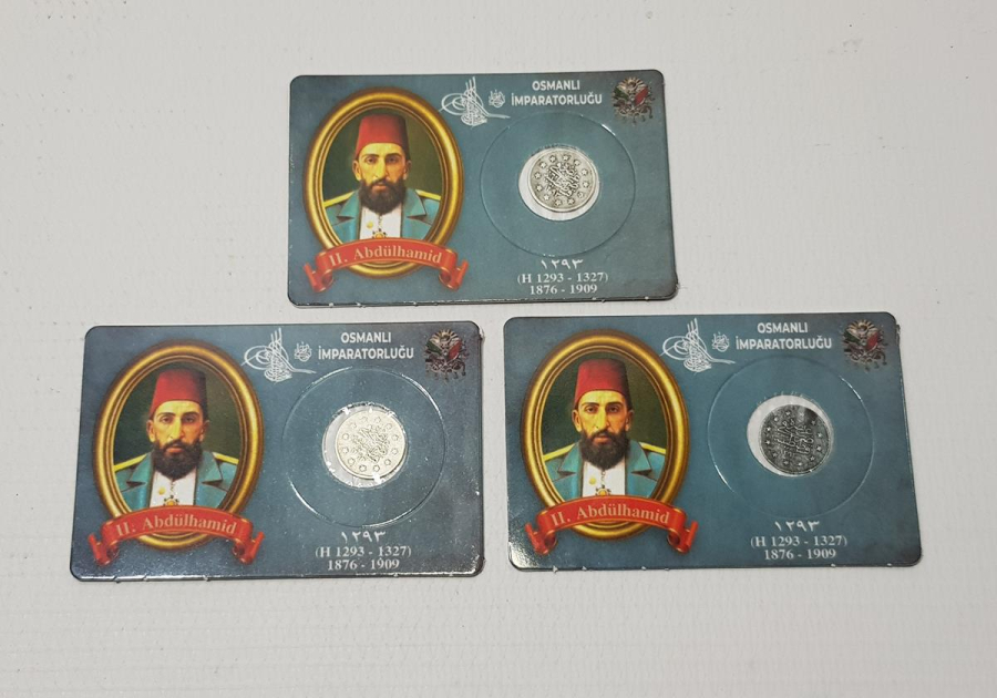 SULTAN ABDÜLHAMİD DÖNEMİ GÜMÜŞ 1 KURUŞ LOTU