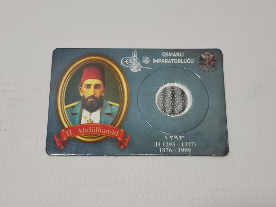 SULTAN ABDÜLHAMİD DÖNEMİ GÜMÜŞ 1 KURUŞ LOTU