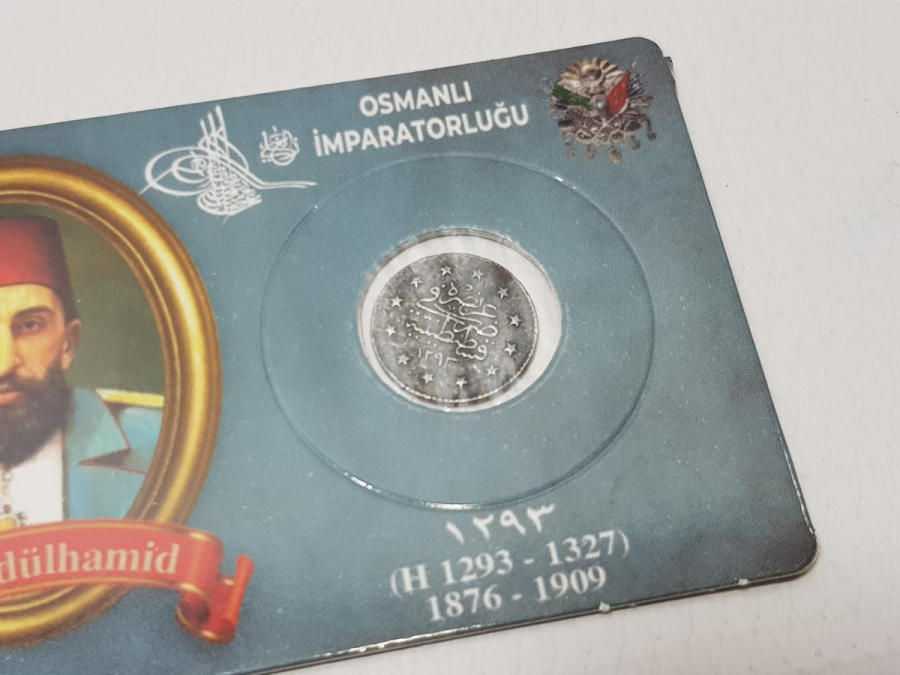 SULTAN ABDÜLHAMİD DÖNEMİ GÜMÜŞ 1 KURUŞ LOTU