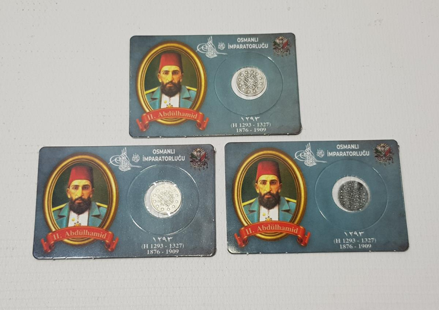 SULTAN ABDÜLHAMİD DÖNEMİ GÜMÜŞ 1 KURUŞ LOTU