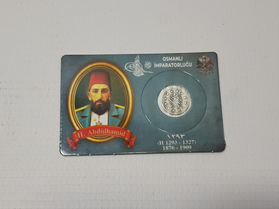 SULTAN ABDÜLHAMİD DÖNEMİ GÜMÜŞ 1 KURUŞ LOTU