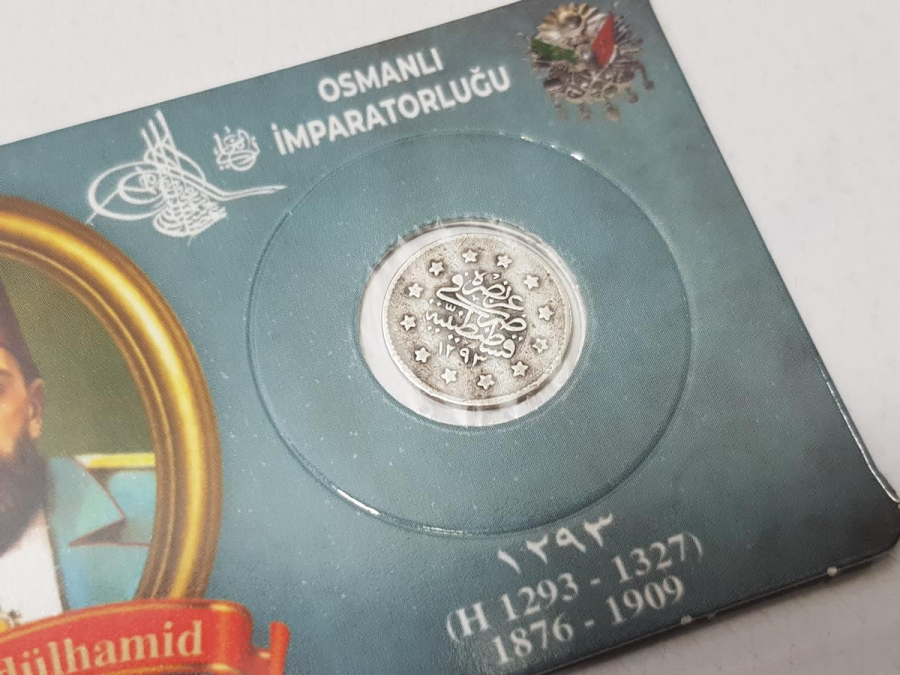 SULTAN ABDÜLHAMİD DÖNEMİ GÜMÜŞ 1 KURUŞ LOTU