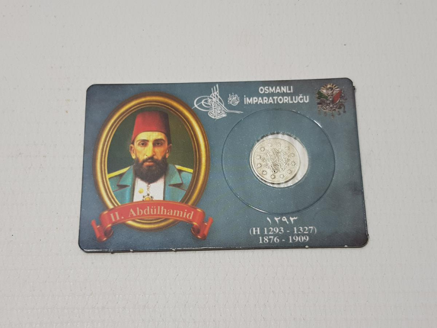 SULTAN ABDÜLHAMİD DÖNEMİ GÜMÜŞ 1 KURUŞ LOTU