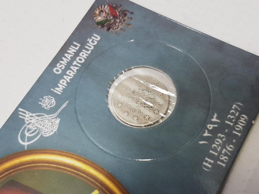 SULTAN ABDÜLHAMİD DÖNEMİ GÜMÜŞ 1 KURUŞ LOTU