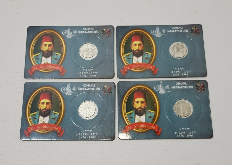 SULTAN ABDÜLHAMİD DÖNEMİ GÜMÜŞ 1 KURUŞ LOTU