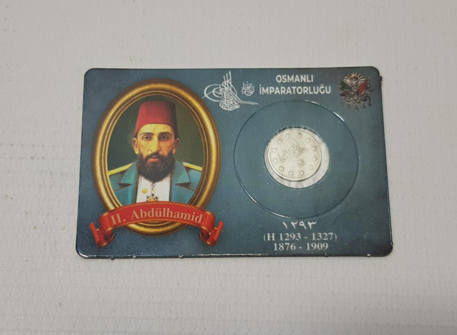 SULTAN ABDÜLHAMİD DÖNEMİ GÜMÜŞ 1 KURUŞ LOTU