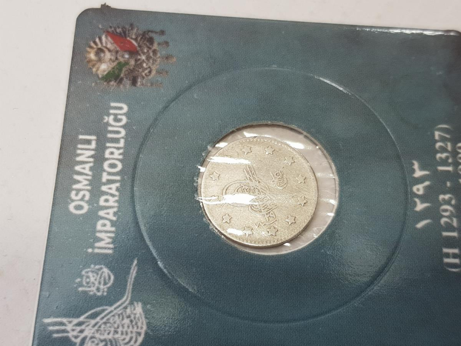 SULTAN ABDÜLHAMİD DÖNEMİ GÜMÜŞ 1 KURUŞ LOTU