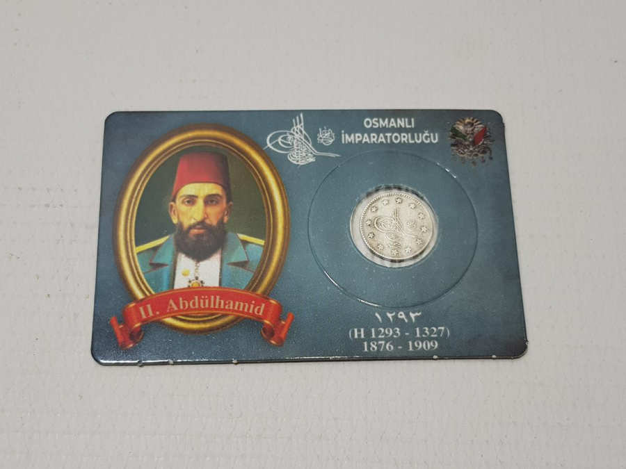 SULTAN ABDÜLHAMİD DÖNEMİ GÜMÜŞ 1 KURUŞ LOTU
