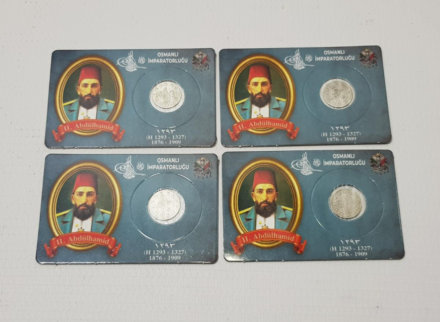 SULTAN ABDÜLHAMİD DÖNEMİ GÜMÜŞ 1 KURUŞ LOTU