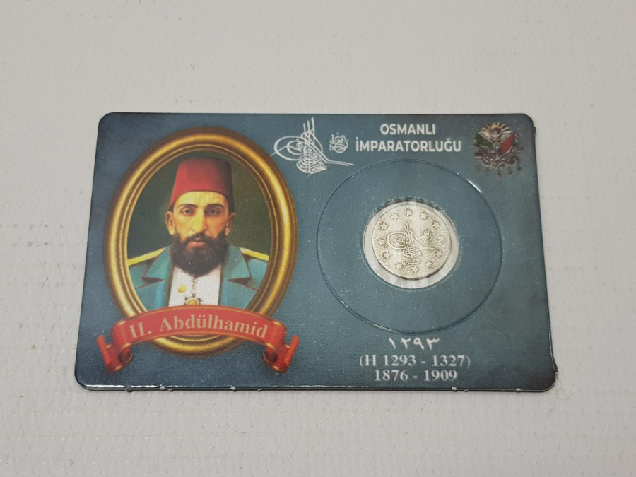 SULTAN ABDÜLHAMİD DÖNEMİ GÜMÜŞ 1 KURUŞ LOTU