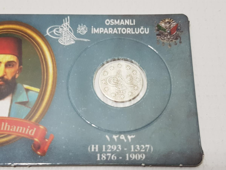 SULTAN ABDÜLHAMİD DÖNEMİ GÜMÜŞ 1 KURUŞ LOTU