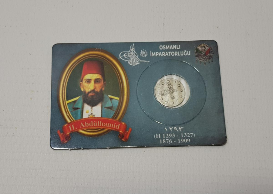 SULTAN ABDÜLHAMİD DÖNEMİ GÜMÜŞ 1 KURUŞ LOTU