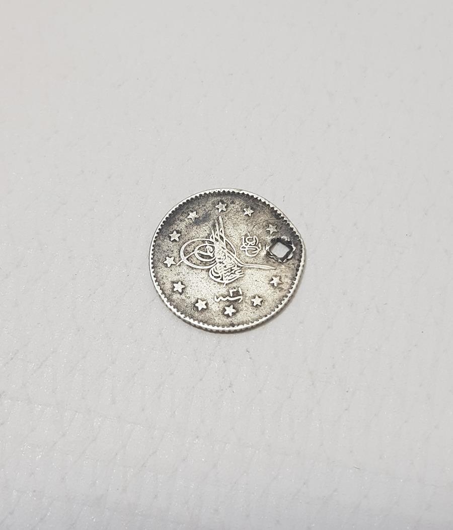 SULTAN ABDÜLHAMİD DÖNEMİ GÜMÜŞ 1 KURUŞ MECİDİYE