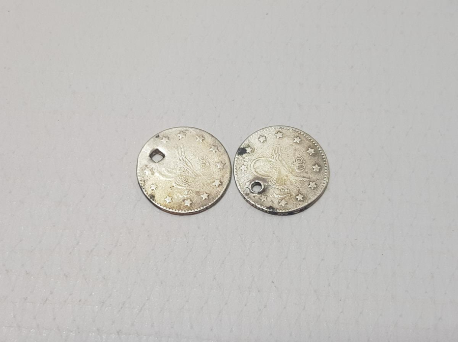 SULTAN ABDÜLHAMİD DÖNEMİ GÜMÜŞ 1 KURUŞLAR