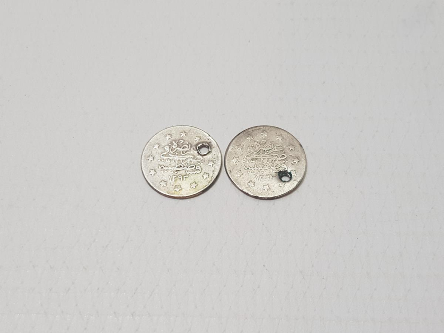 SULTAN ABDÜLHAMİD DÖNEMİ GÜMÜŞ 1 KURUŞLAR