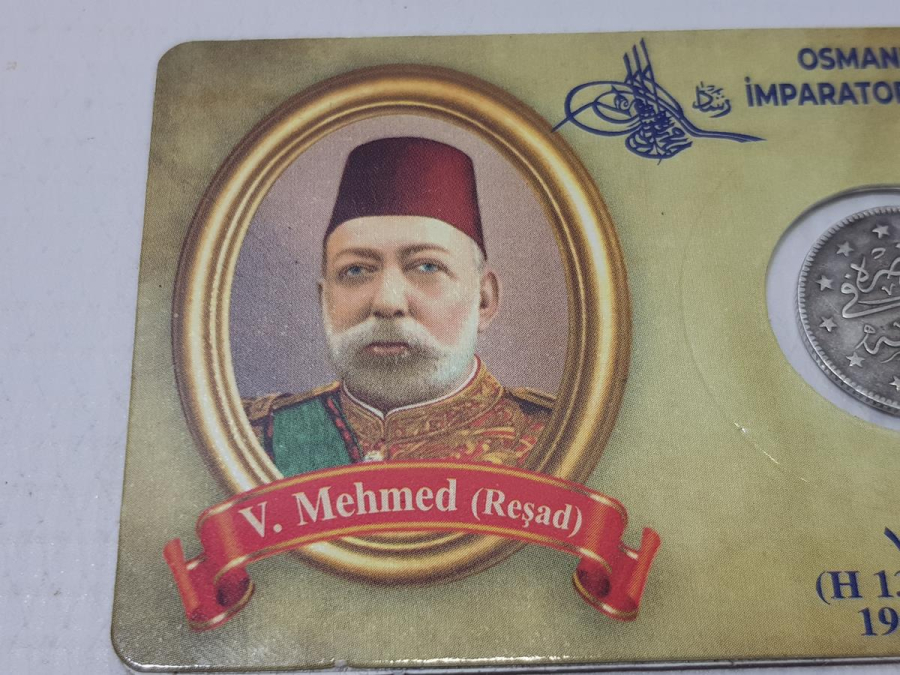 SULTAN MEHMED REŞAD BURSA SEYAHAT PARASI GÜMÜŞ 2 KURUŞ