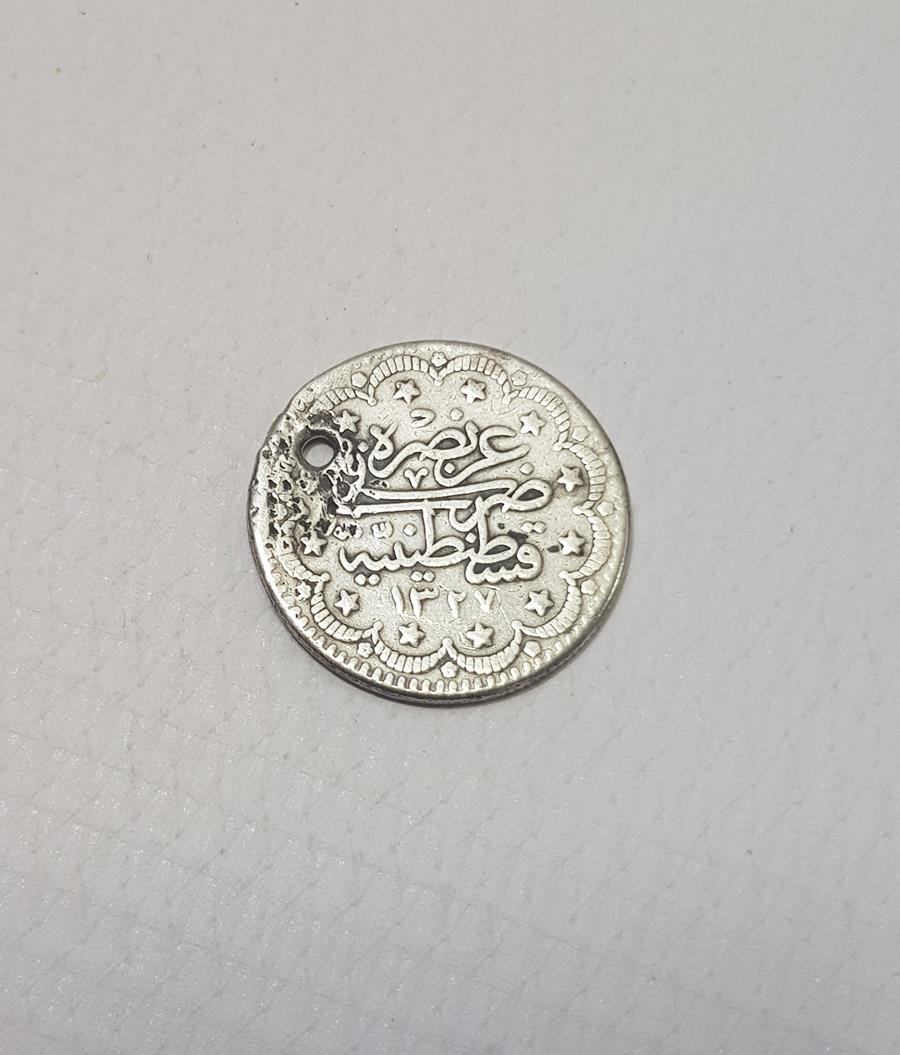 SULTAN MEHMET REŞAD DÖNEMİ GÜMÜŞ 5 KURUŞ MECİDİYE