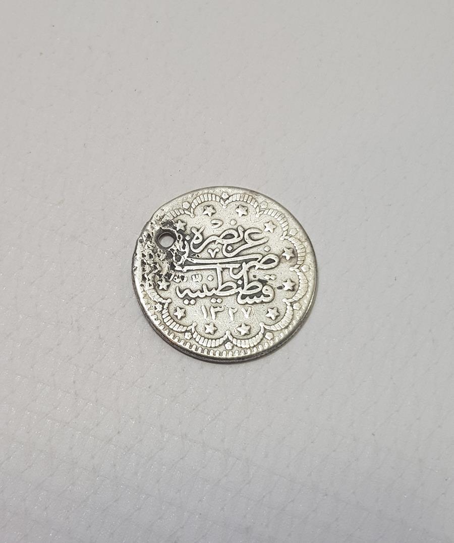 SULTAN MEHMET REŞAD DÖNEMİ GÜMÜŞ 5 KURUŞ MECİDİYE