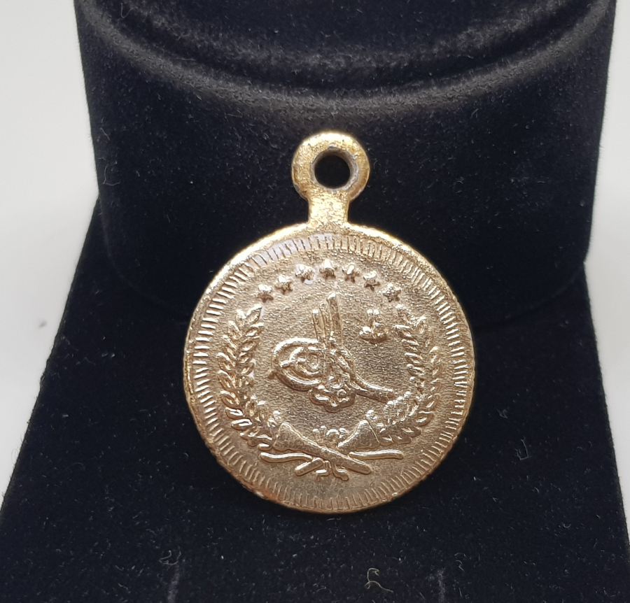 OSMANLI DÖNEMİ ALTIN KAPLAMA SÜNNET MAŞALLAHI